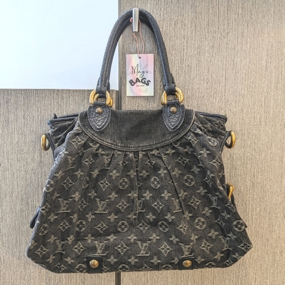 Louis Vuitton: Monogram Denim Celebrity Neo Cabby MM - Picture 4 of 16